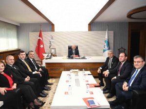 Başkan Büyükkılıç Cumhur İ̇ttifakını Ağırladı