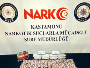 Kastamonu’da 836 Adet Sentetik Ecza Hap Hale Geçirildi: 3 Tutuklama