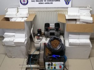 Sigara İmalathanesi Gibi Eve Polis Operasyonu