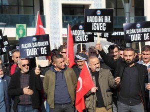 İ̇sveç’te Kur’an-ı Kerim’in Yakılması Şırnak’ta Protesto Edildi