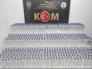 Samsun’da 1280 Litre Etil Alkol Ele Geçirildi