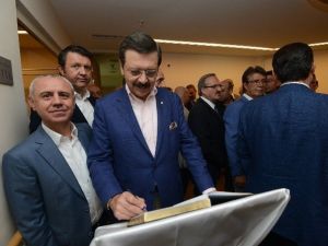 Bakan Çelik Ve Tobb Başkanı Hisarcıklıoğlu’ndan Burkay’a Ziyaret