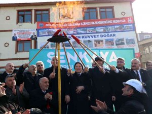 Büyükşehir Şenkaya’daki Yatırımlarının Açılışını Yaptı