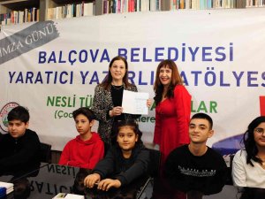 Balçova’nın Minik Yazarlarına Ait İlk Kitabın Basımı Yapıldı