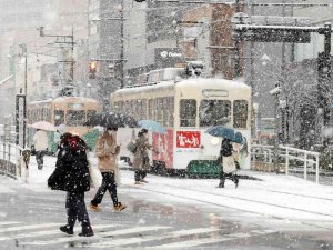 Japonya’da Yoğun Kar Yağışı: 280 Uçuş İptal Edildi