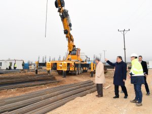 Gürkan, Bilkent Üniversitesi Kampüsünde İncelemelerde Bulundu