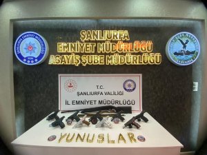 Şanlıurfa’da 10 Silah Ele Geçirildi: 14 Gözaltı