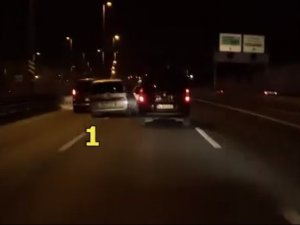 E-5 Karayolu’nda “Makas” Terörü Kamerada: Sürücüye Ceza Yağdı