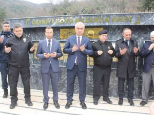 Sel Sularına Kapılarak Kaybolan Mezarlar İçin Anıt Yapıldı