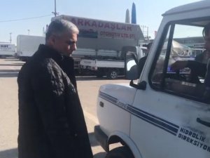 Gece Çalınan Kamyoneti Bulununca Yolunu Gözledi