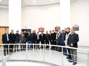 Muhtar Derneklerinden Başkan Gürkan’a Ziyaret