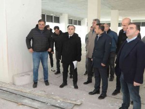 Rektör Altun, Eragem İnşaatında İncelemelerde Bulundu