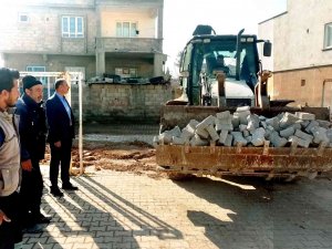Araban’da Bozulan Yollar Onarılıyor
