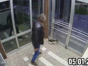 Binaya Kapattığı Kediyi Tekmeleyerek Dövdü
