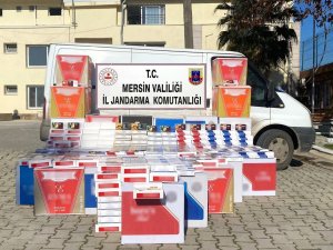 Mersin’de 170 Bin Adet Kaçak Sigara Ele Geçirildi