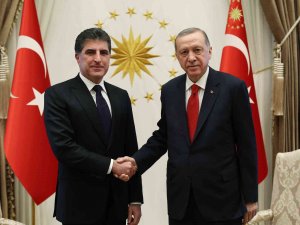 Cumhurbaşkanı Erdoğan, Irak Kürt Bölgesel Yönetimi (Ikby) Başkanı Barzani’yi Kabul Etti
