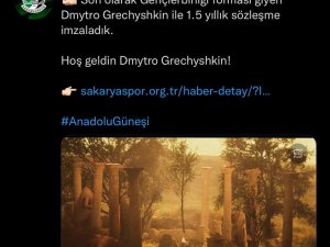 Sakaryaspor, Dmytro Grechyshkin İle 1,5 Yıllık Sözleşme İmzaladı