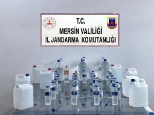 Mersin’de 80 Litre Sahte İçki Ele Geçirildi