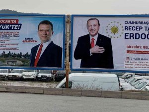 Aynı Bilboardlarda Erdoğan Ve İ̇mamoğlu’nun Fotoğrafları Yan Yana
