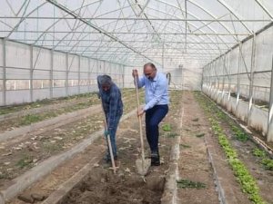 Çukurca Belediyesinin Seralarında Yeni Ürünlerin Ekimine Başlandı