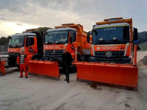 Ekipler Karla Mücadeleye Hazır