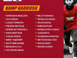 Galatasaray’ın, Giresunspor Maçı Kamp Kadrosu Açıklandı