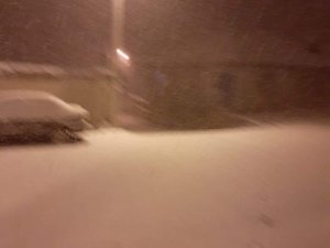 Afyonakarhisar’da Kar Yağışı Etkili Oldu