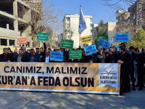 Kur’an’ı Kerim’in Yakılmasına Bir Tepki De Cizre’den Geldi