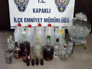 Tekirdağ’da Kaçak İçki Operasyonu