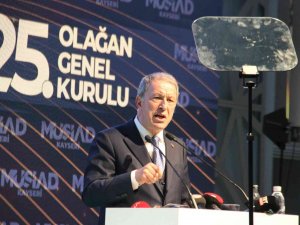 Bakan Akar: "Haince Yapılan Eylemlere Karşı, Ahlaksızlara Karşı, Kur’an Yakan Şerefsizlere Karşı Türkiye Var"