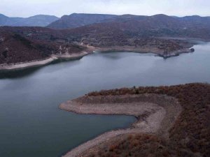 Ankara’da Barajların Doluluk Oranı Havadan Görüntülendi