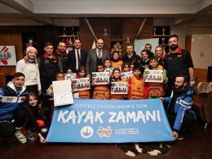 Aziziyeden Miniklere Kayak Eğitimi