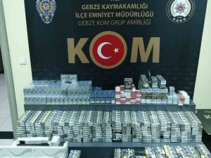 Kocaeli’de 3 Bin 109 Paket Kaçak Sigara Ele Geçirildi