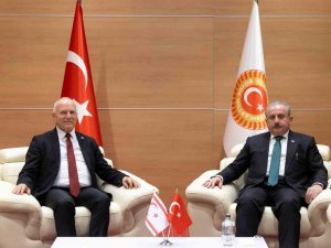 Tbmm Başkanı Şentop, Kktc Cumhuriyet Meclisi Başkanı Töre İle Bir Araya Geldi