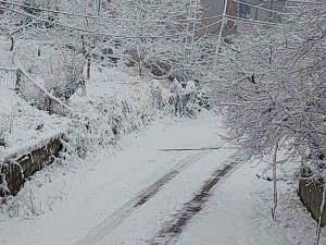 Karla Birlikte Kartpostallık Görüntüler Oraya Çıktı