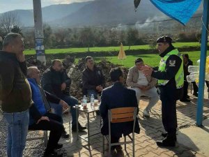 Aydın’da Traktör Sürücüleri Bilgilendirildi