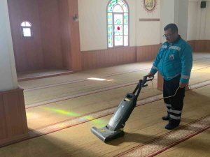 Antakya Belediyesi İ̇badethane Temizliklerine Devam Ediyor