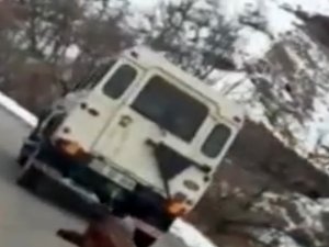Vurdukları Domuzu Aracın Arkasına Bağlayarak Sürüklediler