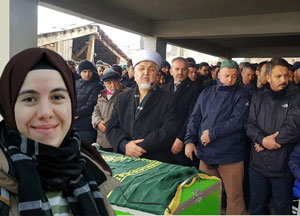 Rize'deki Trafik Kazasında Hayatını Kaybeden Enise Hemşire Son Yolculuğuna Uğurlandı