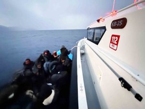 Datça’da 35 Düzensiz Göçmen Kurtarıldı