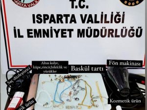 Isparta’da 60 Bin Tl Değerinde Hırsızlık Yapan Şüpheli Şahıs Yakalandı
