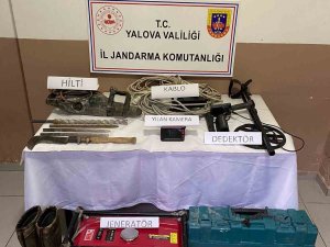 Yalova’da Kaçak Kazı Yapan 6 Şüpheli Yakalandı