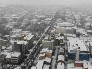 Bitlis’te Kartpostallık Kar Görüntüleri