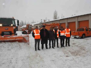 Malazgirt’te Kar Yağışı