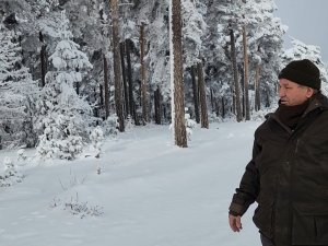 Kütahya’nın Bin 826 Rakımlı Türkmen Dağı Beyaz Gelinliğini Giydi