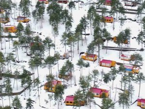 Zorkun Yaylası Beyaza Büründü