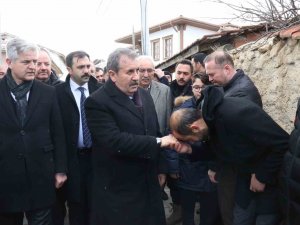 Babasını Kaybeden Bbp Genel Başkanı Destici Cenaze Namazı Öncesinde Açıklamalarda Bulundu