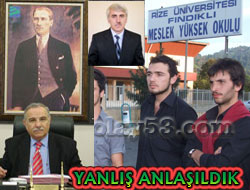 Rektör Olaya El Attı