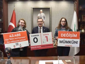 Başkan Ataç’tan Karbon:0-dünya:1 Kampanyası’na Destek