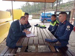 Köyceğiz Kaymakamı Maslak’tan Yol Kontrol Uygulamasına Denetim